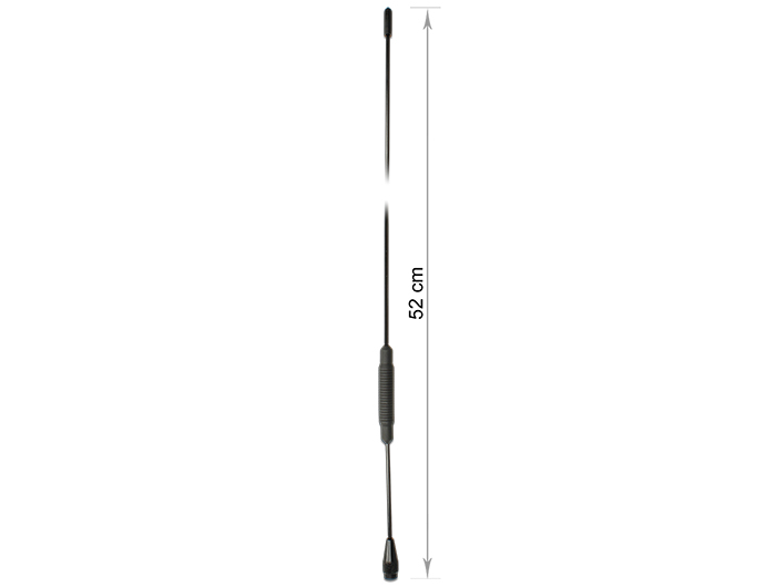 Delock TETRA BOS Antenne 380 - 410 MHz M6 Innengewinde 2,5 dBi 51,8 cm omnidirektional starr Schraubmontage outdoor schwarz Delock TETRA BOS Antenne 380 - 410 MHz M6 Innengewinde 2,5 dBi 51,8 cm omnidirektional starr Schraubmontage outdoor schwarz