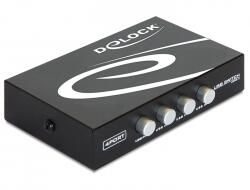 Delock Umschalter USB 2.0 4 Port manuell