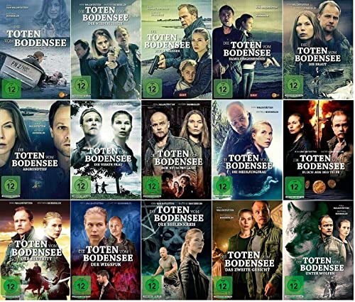 Die Toten vom Bodensee 1-15 / 15er Film Paket u.a. Unter Wölfen [DVD Set]