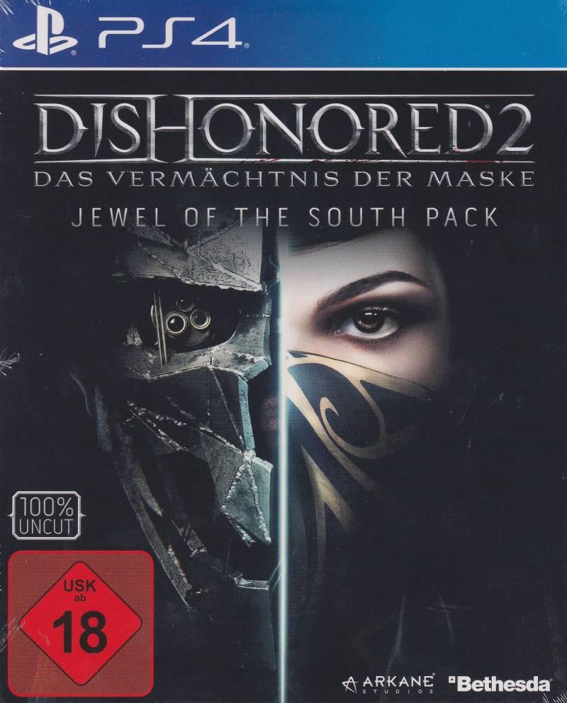 Dishonored 2 PS-4 Metal Pack Ed, Vermächtnis der Maske