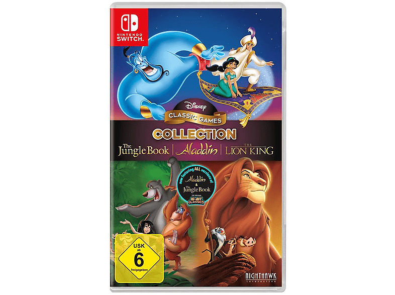 Disney Classic Aladdin, Lion King, Jungle Book - [Nintendo Switch]