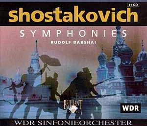 Dmitri Schostakowitsch: Symphonien Nr.1-15. 11 CDs.