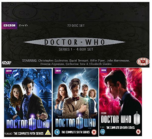 Doctor Who Complete BBC TV Series Collection [39 Discs] DVD Box Set Season 1, 2, 3, 4, 5, 6, 7 + Specials + Extras