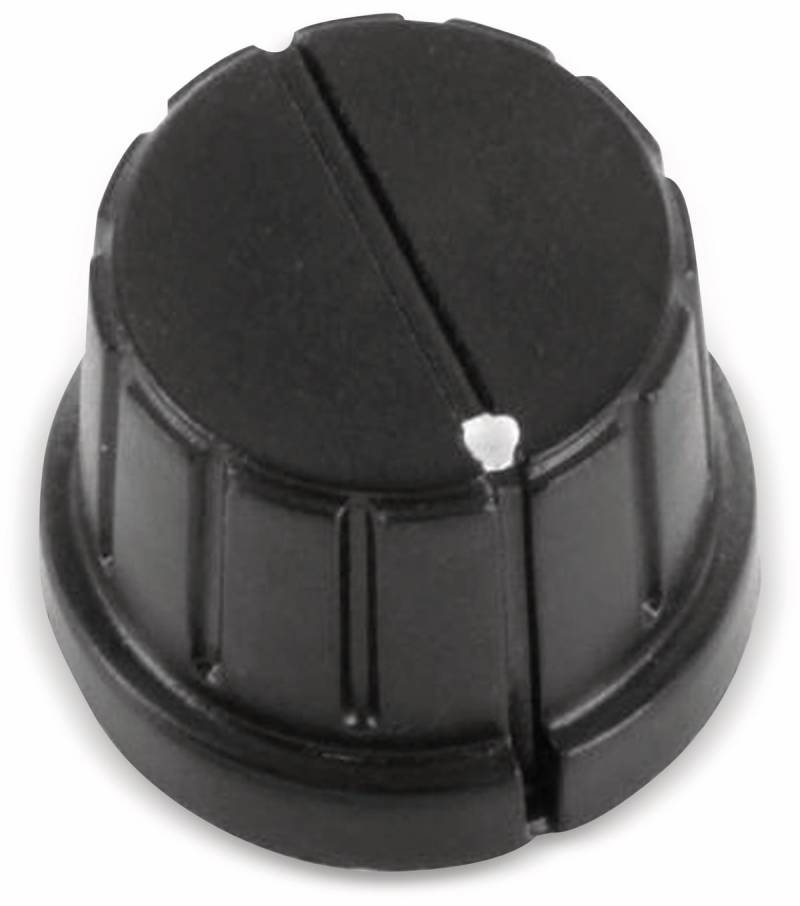 Drehknopf 16 x 14 mm Kunststoff schwarz von EVE GmbH
