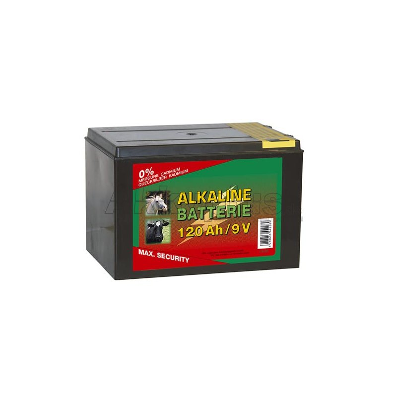 Dry battery Alkaline, 9 V, 120 Ah, small case