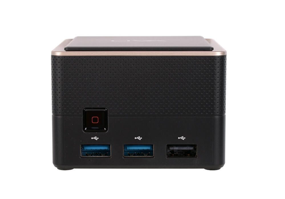 ECS Elitegroup Mini Barebone PC LIVA Q3 Plus R1505G AMD Ryzen Embedded R1505G (95-677-MZ6A05)