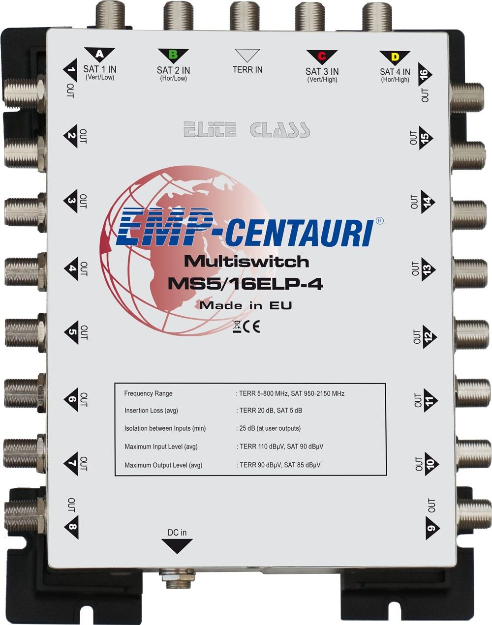 EMP Centauri E-Lite Class Multischalter MS 5/16 ELP-4 ohne Netzteil EMP Centauri E-Lite Class Multischalter MS 5/16 ELP-4 ohne Netzteil von EMP-Centauri