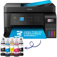 EPSON EcoTank ET-4810, Drucken, Kopieren, Scannen, Faxen, Smart-Panel-App, maximale Druckgeschwindigkeit 33 Seiten/Min Schwarzweiß (Normalpapier), 20 Seiten/Min Farbe (Normalpapier)