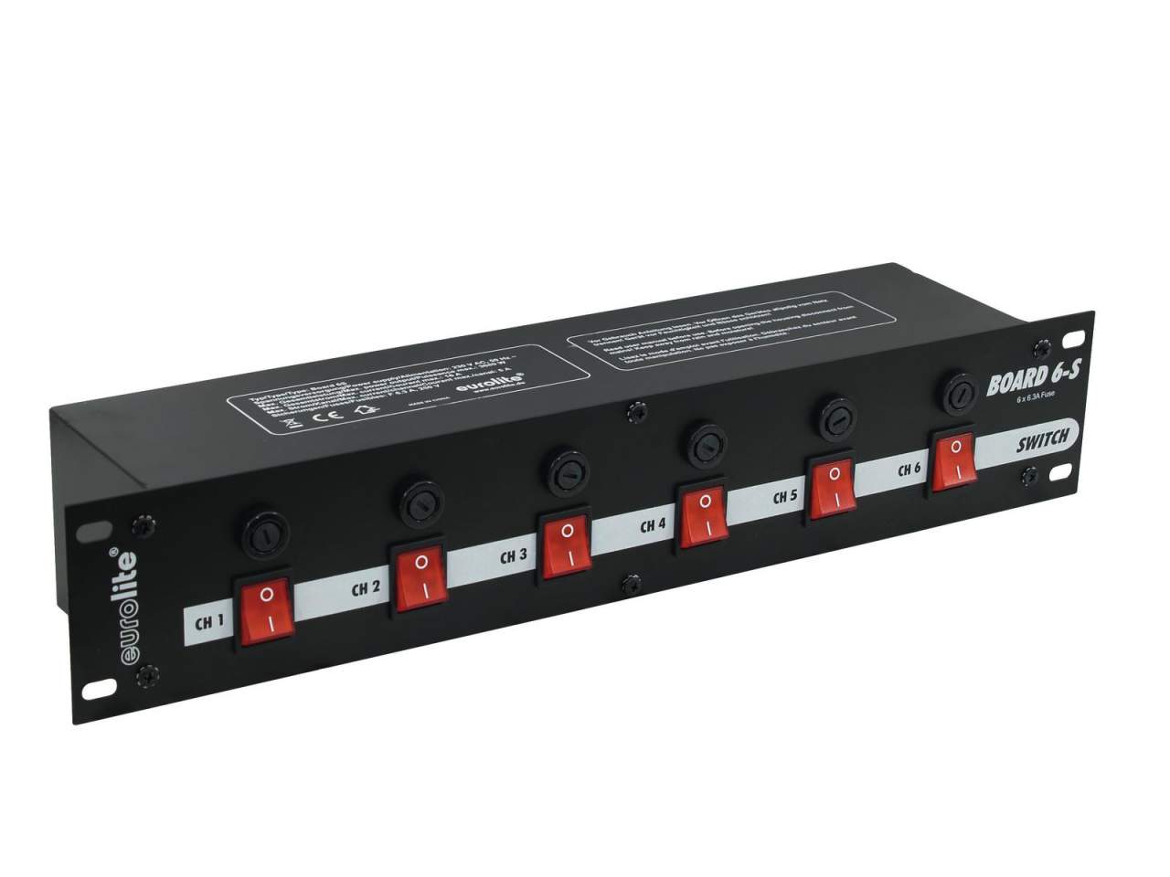 EUROLITE Board 6-S mit 6x Schutzkontakt EUROLITE Board 6-S mit 6x Schutzkontakt