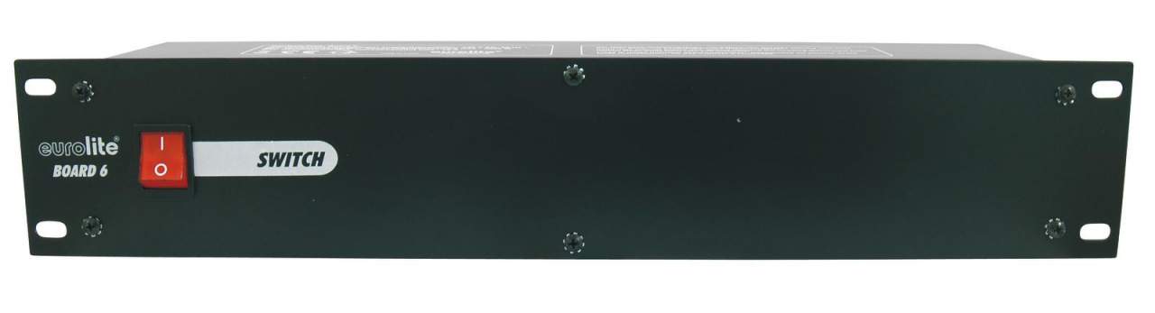 EUROLITE Board 6 mit 6x Schutzkontakt EUROLITE Board 6 mit 6x Schutzkontakt