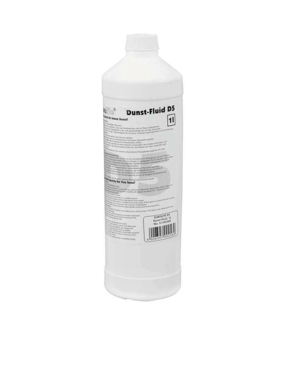 EUROLITE D-5 Dunst-Fluid 1 Liter f?r Hazer EUROLITE D-5 Dunst-Fluid 1 Liter f?r Hazer