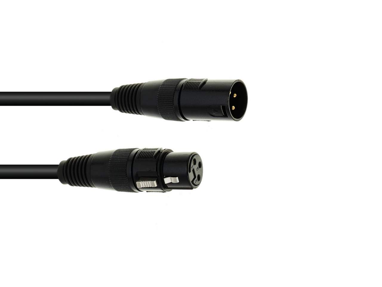 EUROLITE DMX Kabel XLR 3pol 3m sw EUROLITE DMX Kabel XLR 3pol 3m sw