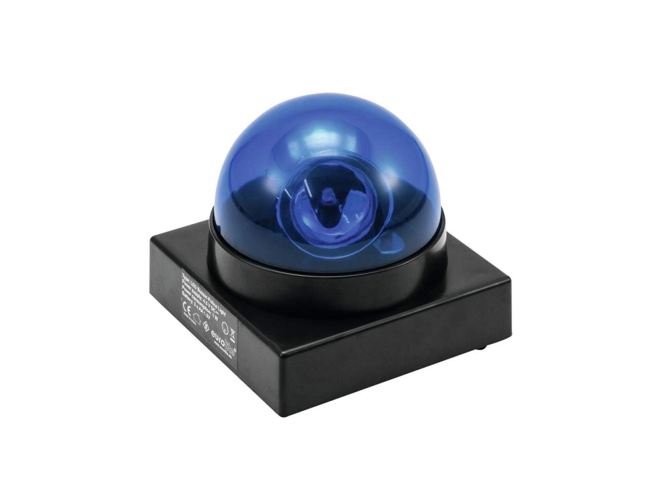 EUROLITE LED Buzzer-Polizeilicht blau EUROLITE LED Buzzer-Polizeilicht blau