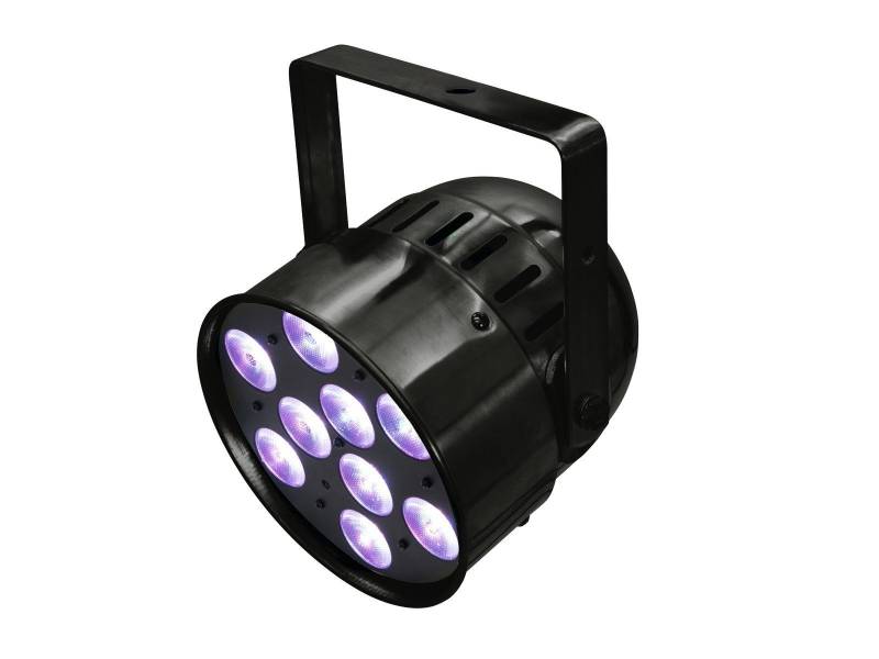 EUROLITE LED PAR-56 HCL Short schwarz PAR-Scheinwerfer mit RGBAW+UV-Farbmischung