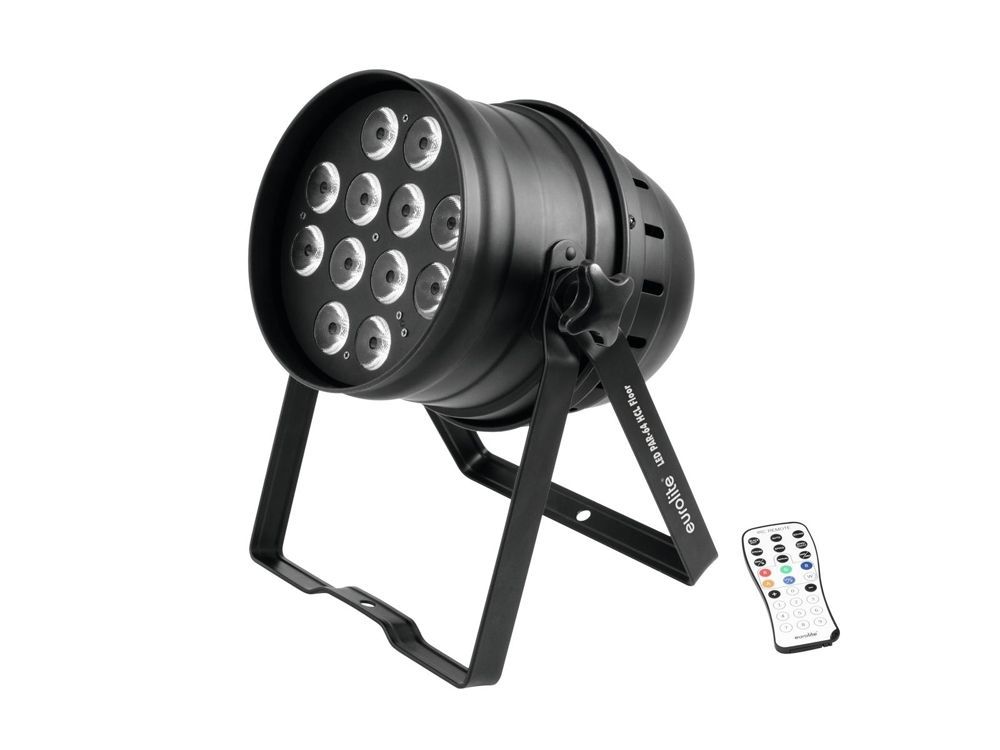 EUROLITE LED PAR-64 HCL 12x10W RGBAWUV Floorspot sw Scheinwerfer schwarz EUROLITE LED PAR-64 HCL 12x10W RGBAWUV Floorspot sw Scheinwerfer schwarz