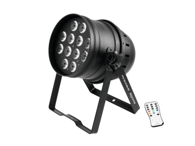 EUROLITE LED PAR-64 HCL Floorspot sw Scheinwerfer schwarz Einzelstück