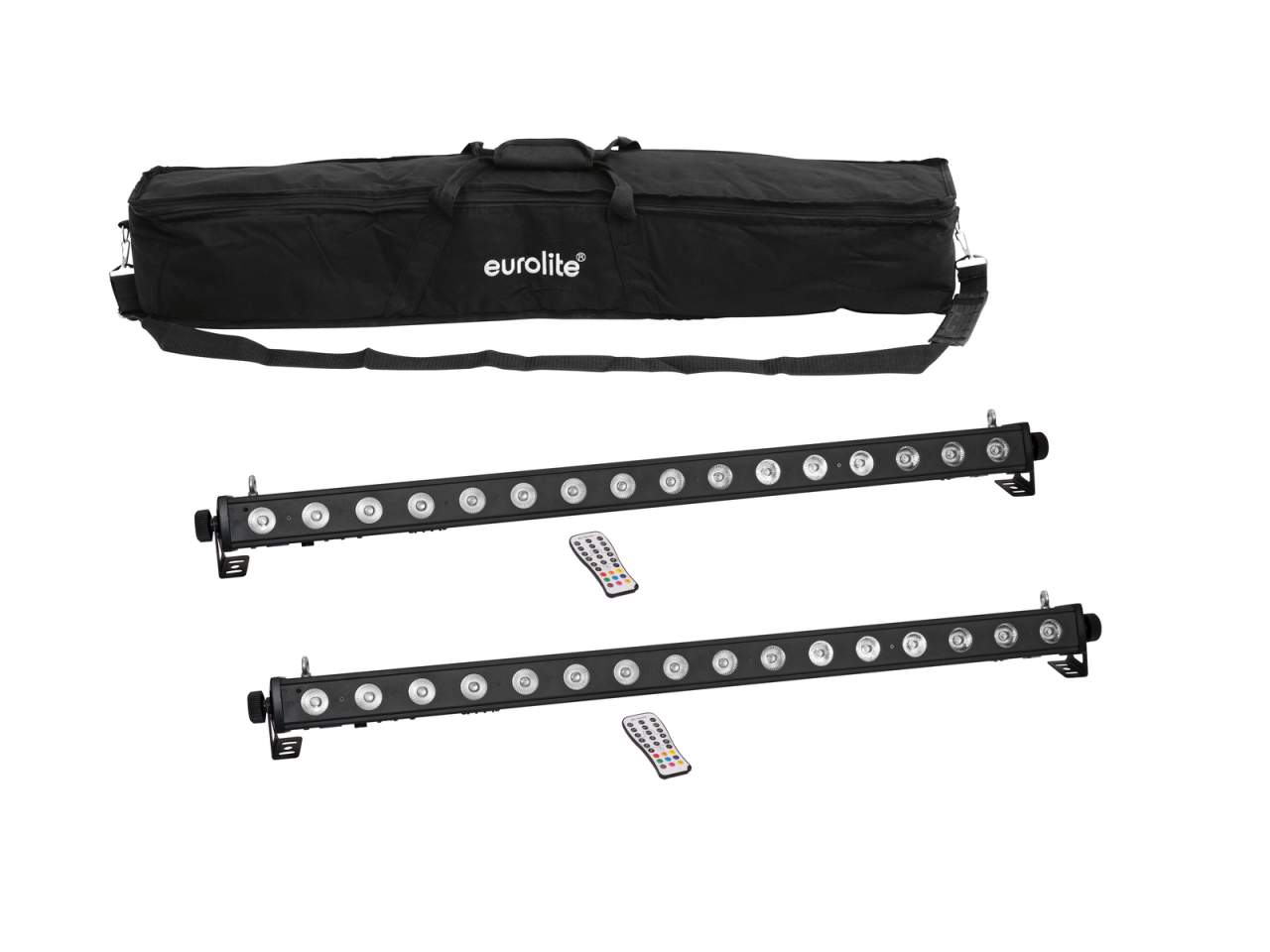 EUROLITE Set 2x LED PIX-16 QCL Leiste + Soft-Bag EUROLITE Set 2x LED PIX-16 QCL Leiste + Soft-Bag