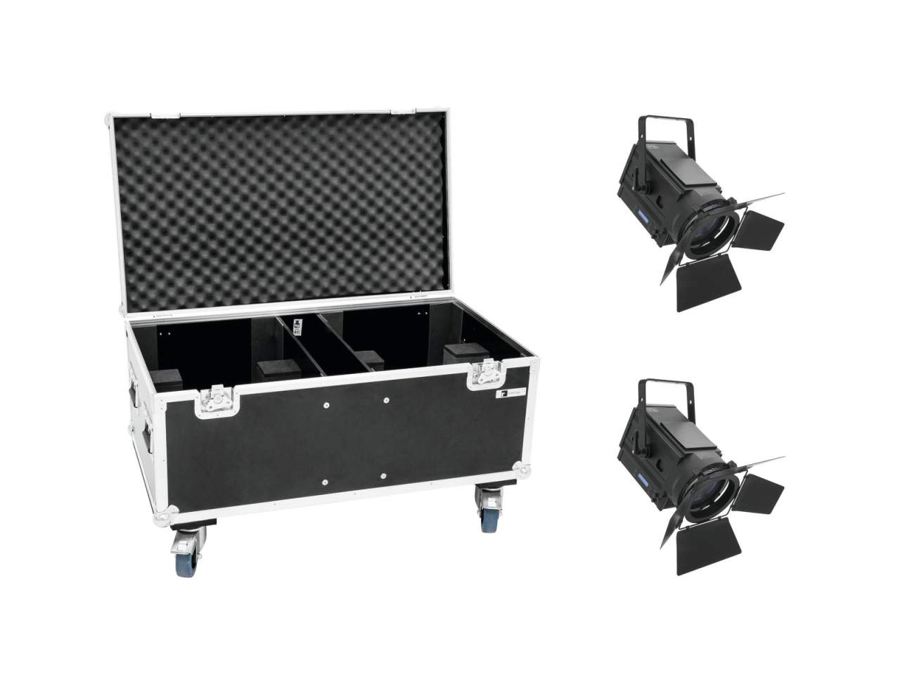 EUROLITE Set 2x LED THA-250F + Case EUROLITE Set 2x LED THA-250F + Case