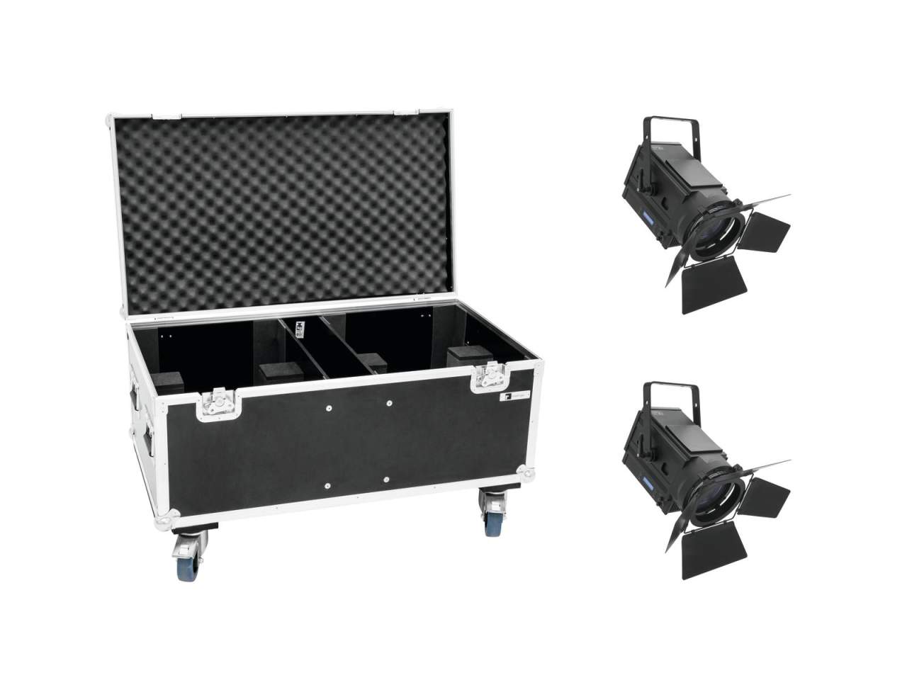 EUROLITE Set 2x LED THA-250F + Case