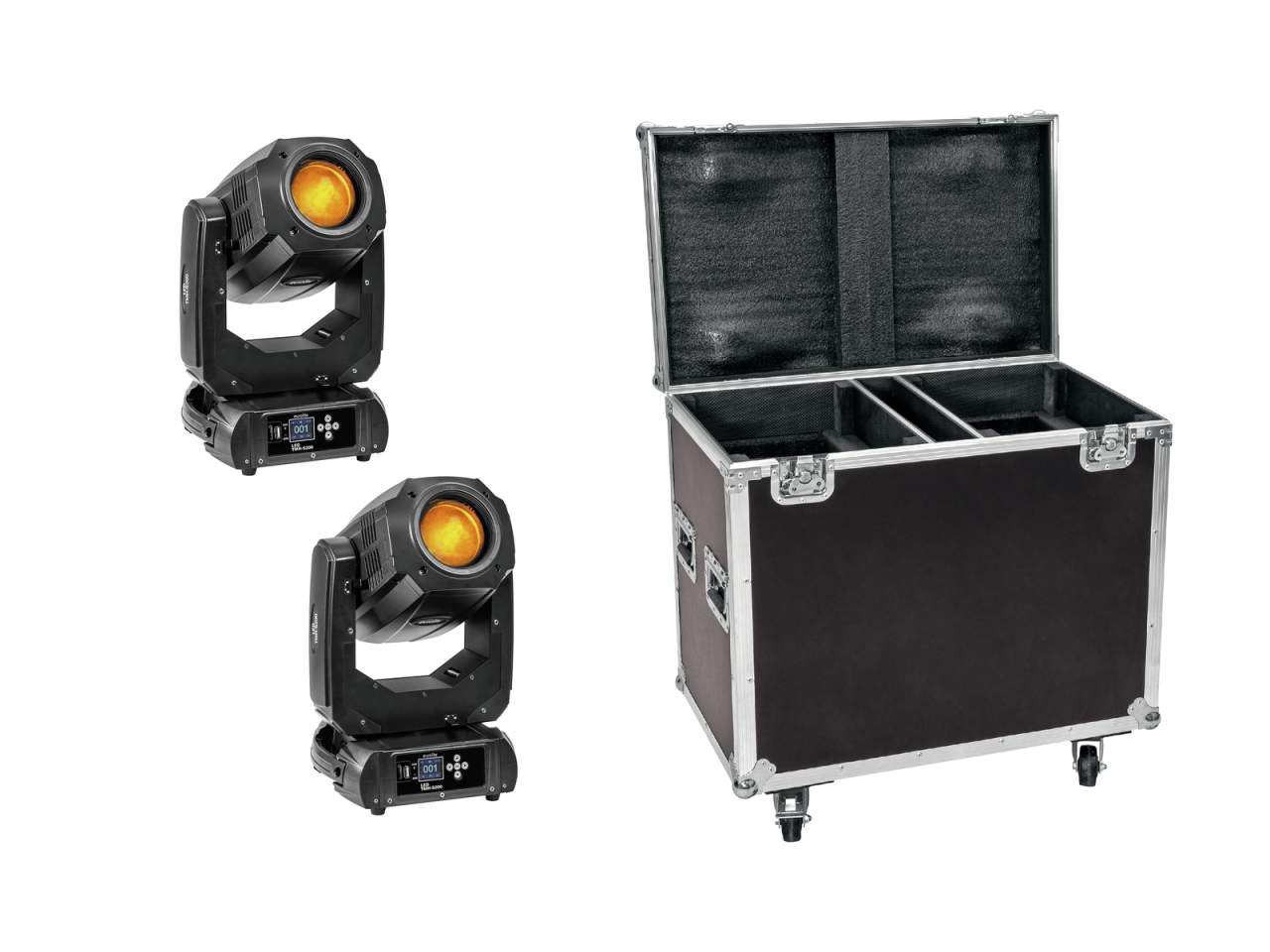 EUROLITE Set 2x LED TMH-S200 + Case EUROLITE Set 2x LED TMH-S200 + Case