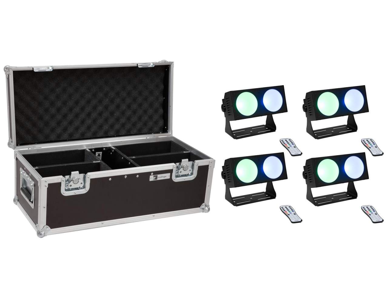 EUROLITE Set 4x LED CBB-2 COB RGB Leiste + Case EUROLITE Set 4x LED CBB-2 COB RGB Leiste + Case