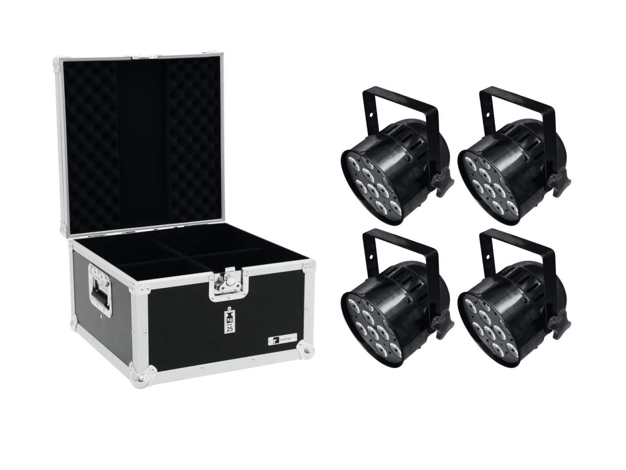 EUROLITE Set 4x LED PAR-56 HCL Short sw + EPS Case EUROLITE Set 4x LED PAR-56 HCL Short sw + EPS Case