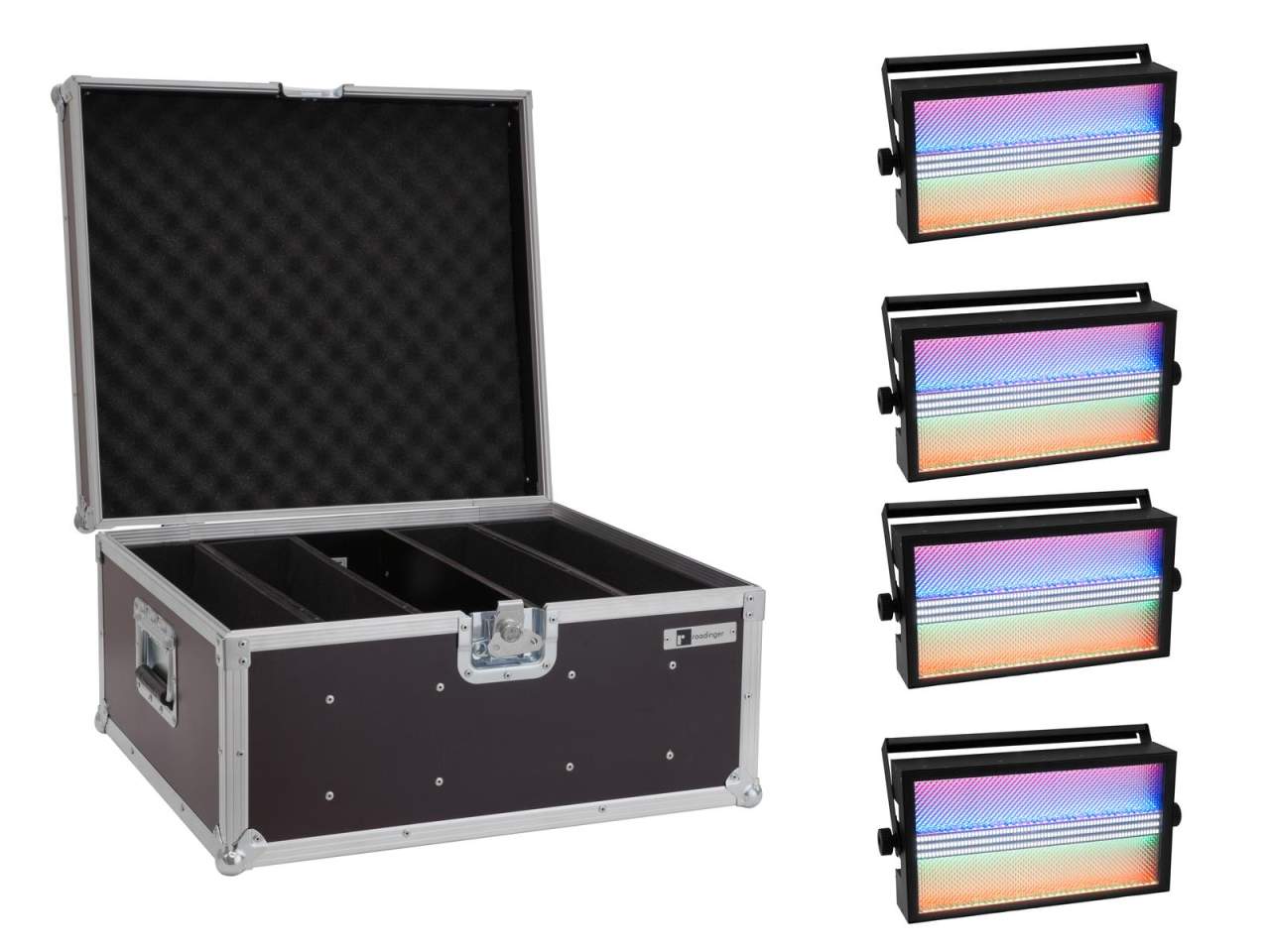EUROLITE Set 4x LED Super Strobe ABL + Case EUROLITE Set 4x LED Super Strobe ABL + Case