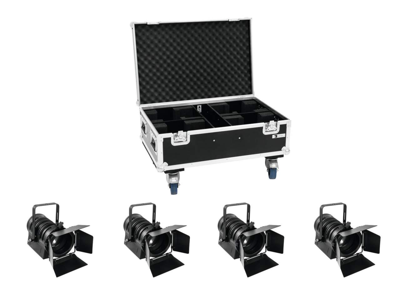 EUROLITE Set 4x LED THA-60PC + Case EUROLITE Set 4x LED THA-60PC + Case