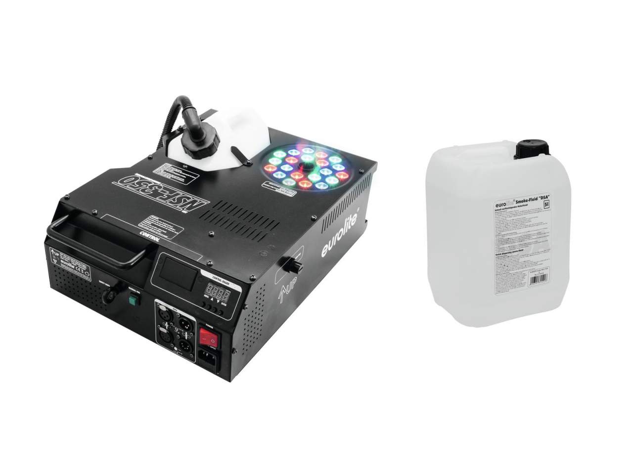 EUROLITE Set NSF-350 + Smoke Fluid -DSA- 5l EUROLITE Set NSF-350 + Smoke Fluid -DSA- 5l