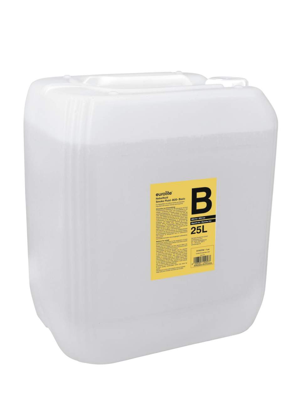 EUROLITE Smoke Fluid -B2D- Basic Nebelfluid 25l EUROLITE Smoke Fluid -B2D- Basic Nebelfluid 25l