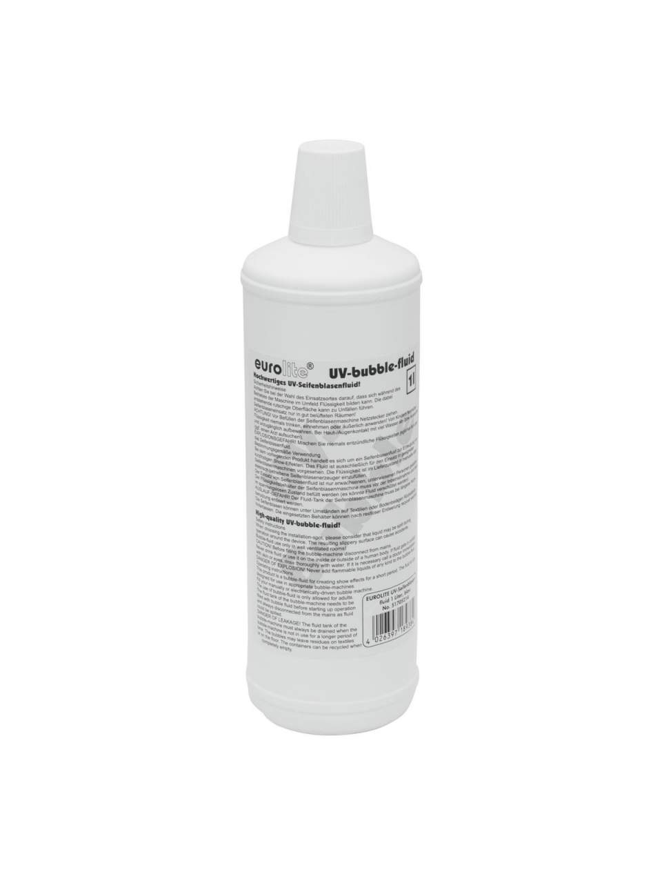 EUROLITE UV-Seifenblasenfluid 1l blau EUROLITE UV-Seifenblasenfluid 1l blau