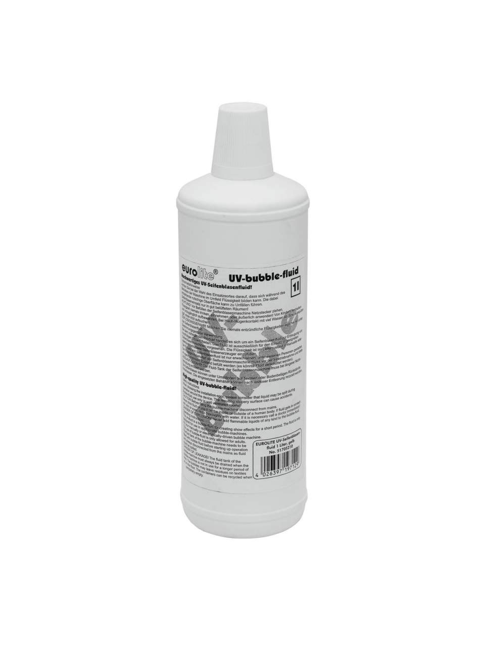 EUROLITE UV-Seifenblasenfluid 1l gelb EUROLITE UV-Seifenblasenfluid 1l gelb