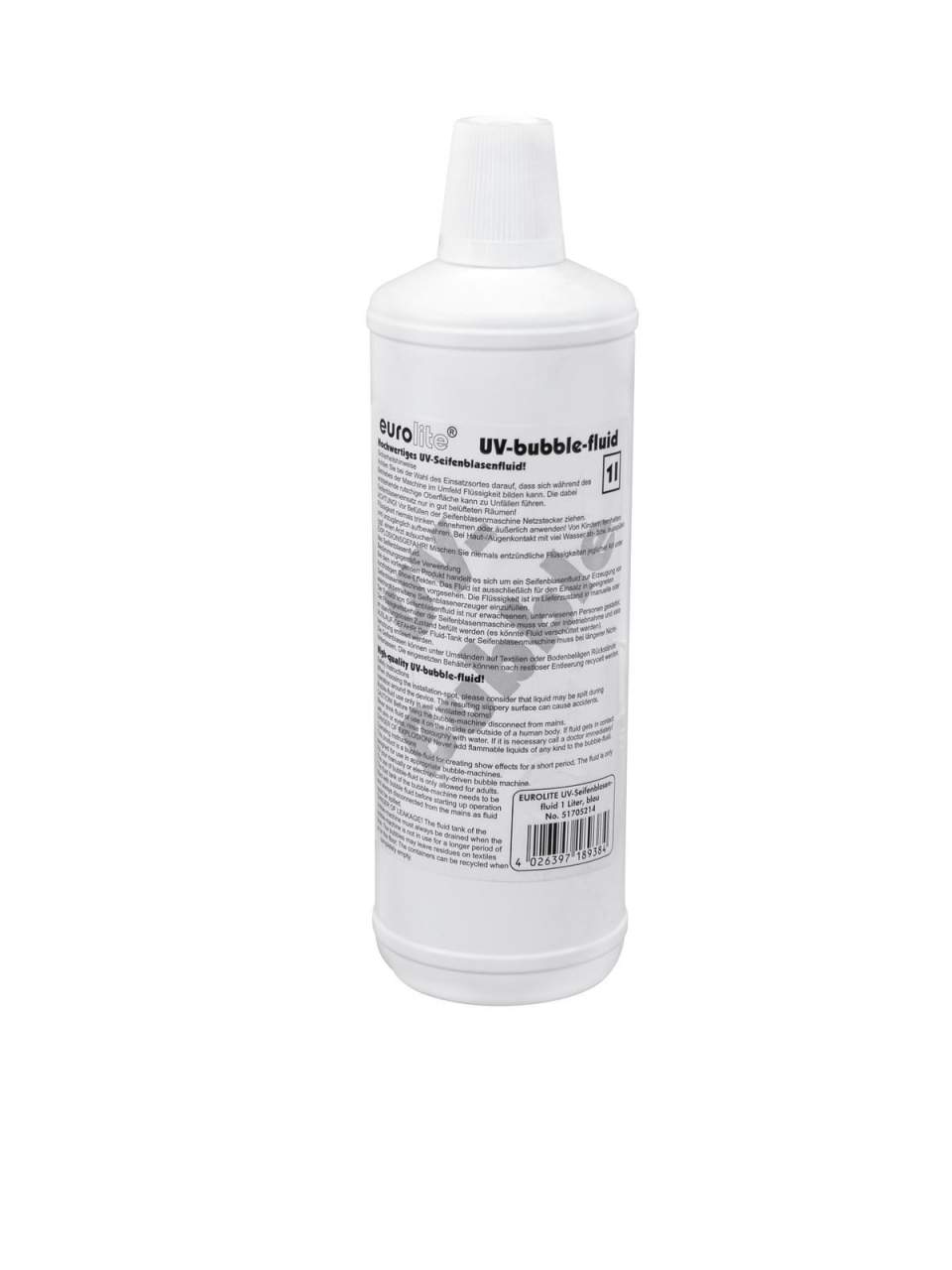 EUROLITE UV-Seifenblasenfluid Set 3x1l EUROLITE UV-Seifenblasenfluid Set 3x1l