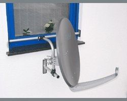 EasyMount Halterungssystem - Fensterhalterung für Sat-Antenne EasyMount Halterungssystem - Fensterhalterung für Sat-Antenne