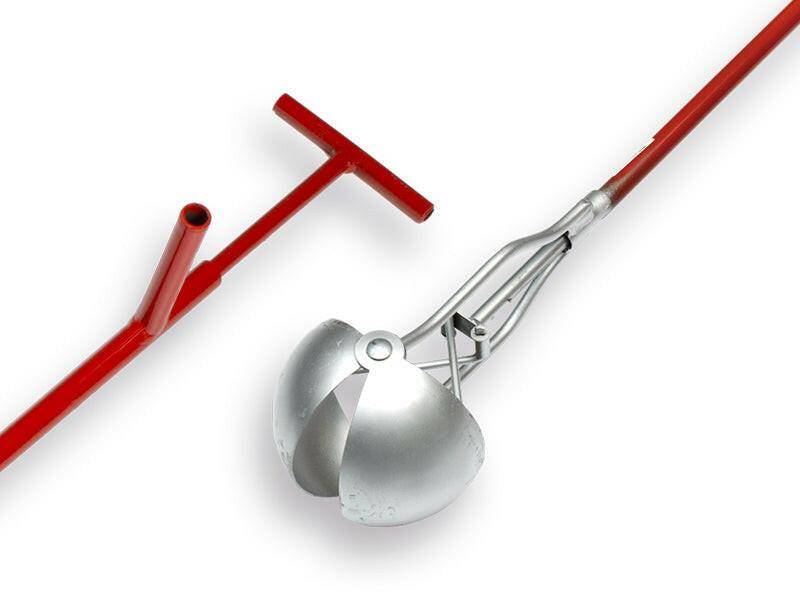 Easygrab Brunnenschaufel 13 cm Rundes Modell– mit 150 cm Stiel von Easygrab