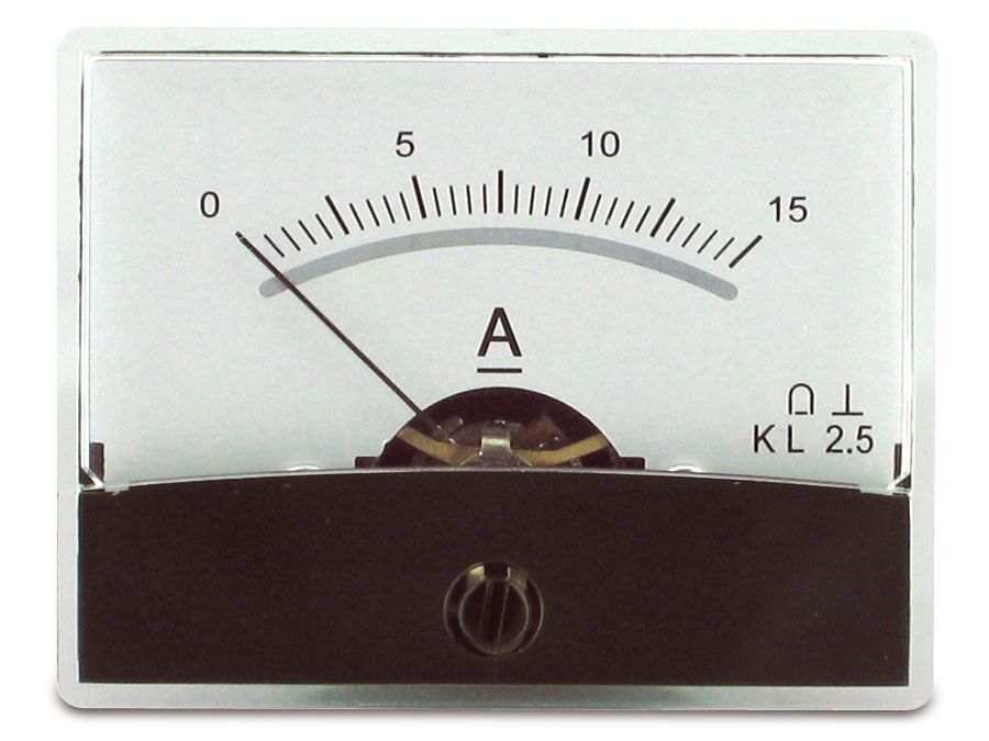 Einbau-Messinstrument mit Spiegelskala, 0...15 A- Einbau-Messinstrument mit Spiegelskala, 0...15 A- von Sintron Distribution GmbH