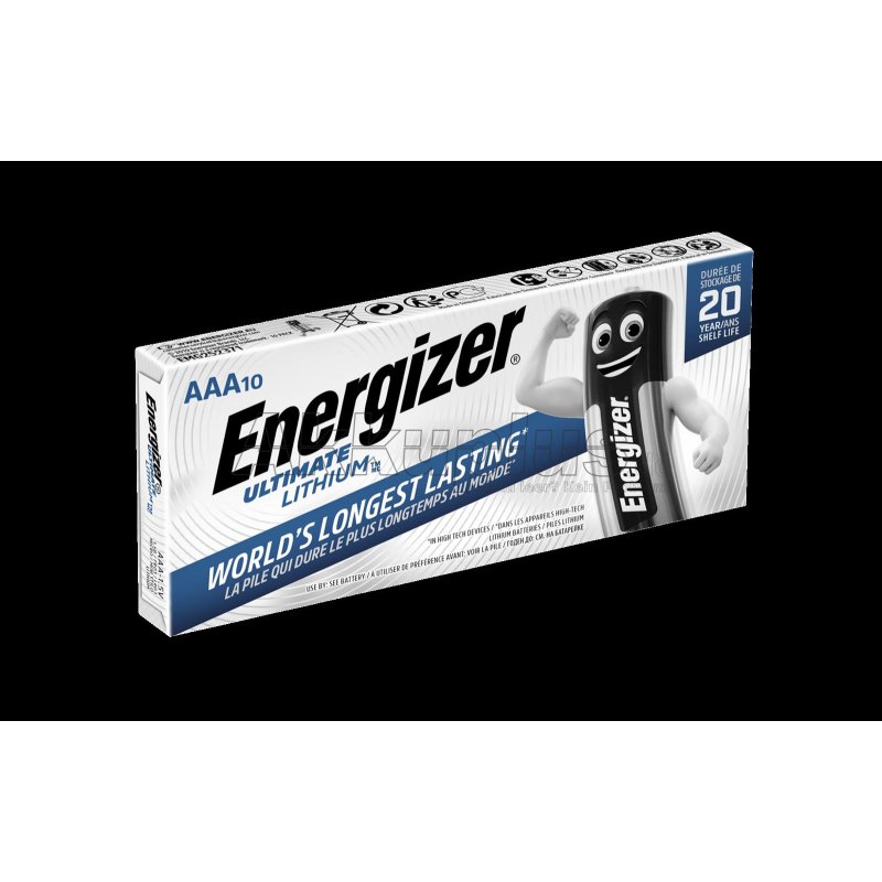 Energizer - Ultimate Lithium - Micro AAA / L92 - 1,5 Volt Lithium - 10er Blister