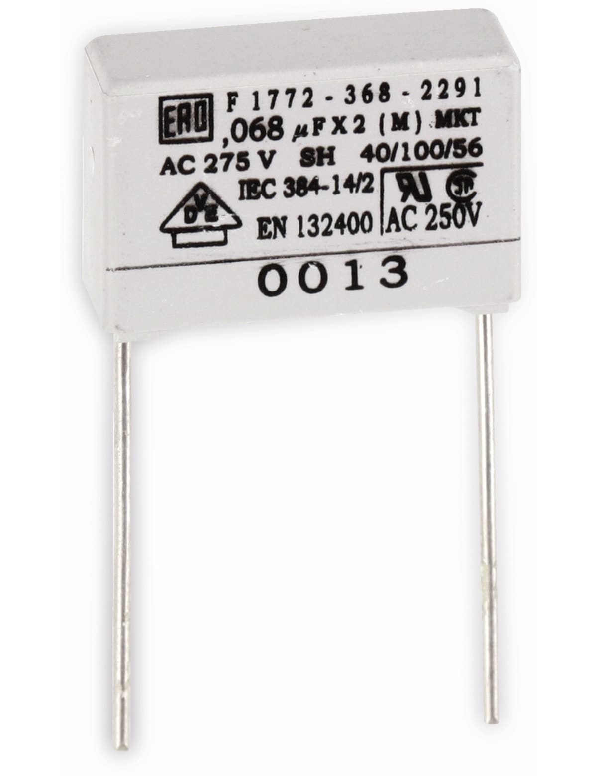 Entstörkondensator, 68 nF 275 V~ von Vishay Intertechnology, Inc.