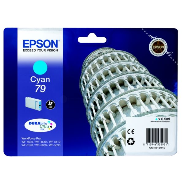 Epson C13T79124010 Druckerpatrone cyan Epson C13T79124010 Druckerpatrone cyan