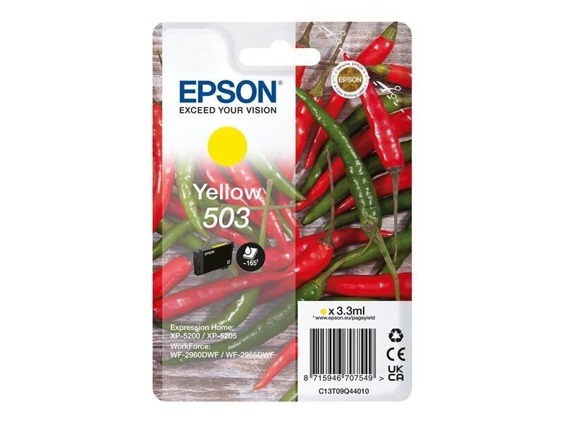 Epson Original 503 Chilischoten Druckerpatrone - gelb (C13T09Q44010)