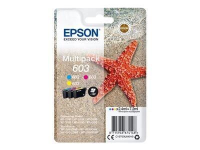 Epson Original 603 Seestern Druckerpatronen - 3er Multipack (C13T03U54010)