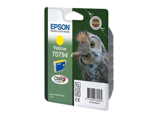 Epson Original T0794 Druckerpatrone gelb 885 Seiten 11ml (C13T07944010)