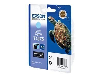 Epson Original T1575 Ultra Chrome K3 Druckerpatrone cyan hell 25ml (C13T15754010)