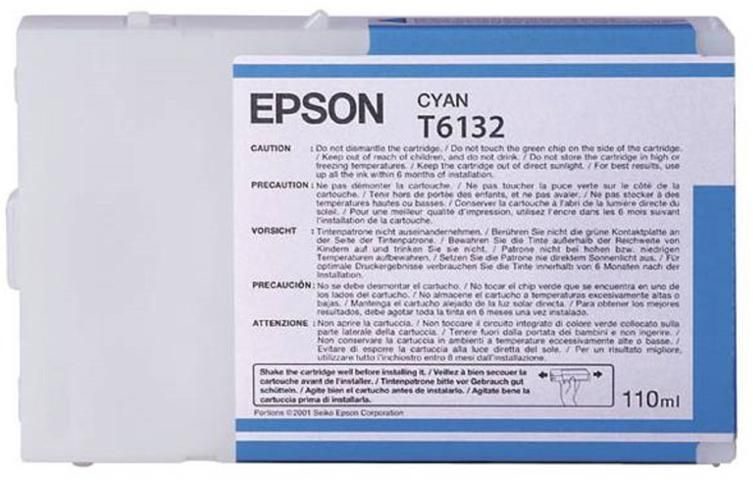 Epson Original T6142 Druckerpatrone cyan 220ml (C13T614200)