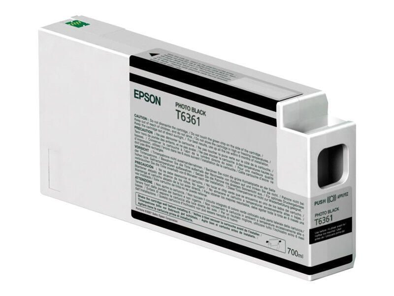 Epson Original UltraChrome HDR Druckerpatrone schwarz 700ml (C13T636100)