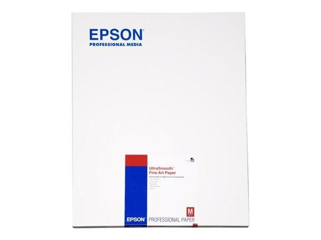 Epson UltraSmooth Fine Art - Smooth Fine Art-Papier - A2 (420 x 594 mm) - 25 Blatt - für Stylus Pro 11880, Pro 38XX, Pro