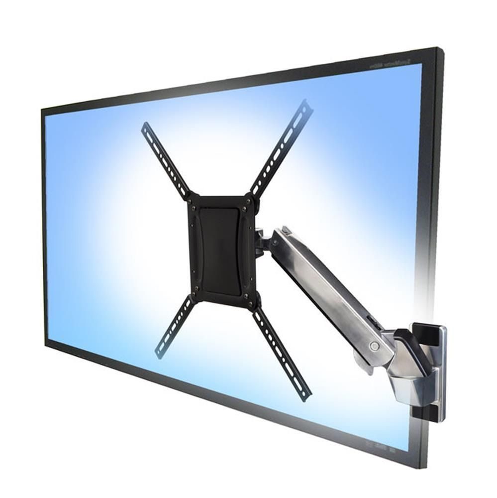 Ergotron Interaktiver Arm HD Wandhalterung für einen 76,2-139,7 cm 30-55 Zoll Display Aluminium