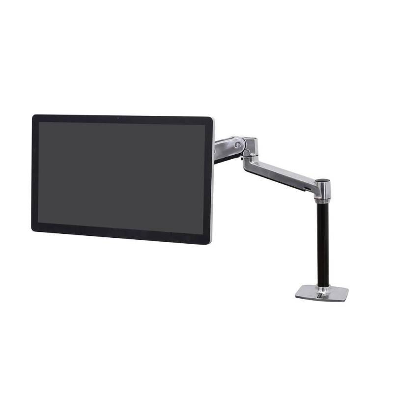 Ergotron LX HD Sitz-, Steh-, Tischmontage-LCD-Arm für einen Monitor bis 106,68 cm 42 Zoll Aluminium