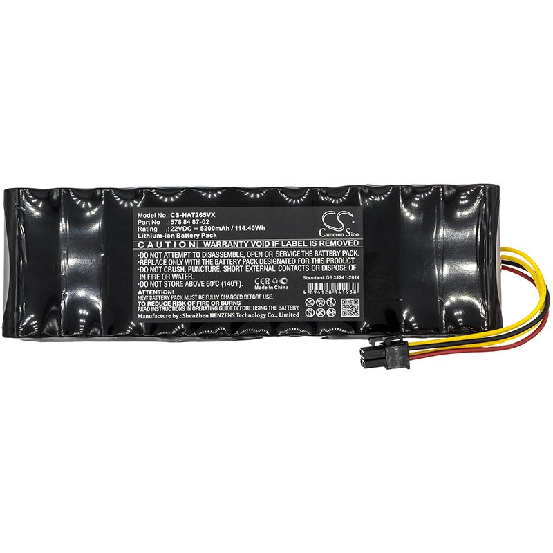 Ersatzakku - CS-HAT265VX - Husqvarna 265ACX G2-2 / 578 84 87-01 - 22 Volt 5200mAh Li-Ion