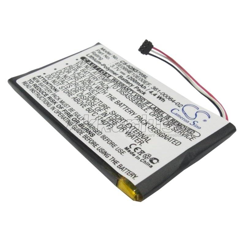 Ersatzakku - CS-IQN370SL - Garmin Nuvi 3760 / Nuvi 3700 - 3,7 Volt 1200mAh Li-Polymer